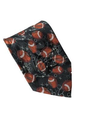 Roberto Cellini Football Print Sports Necktie